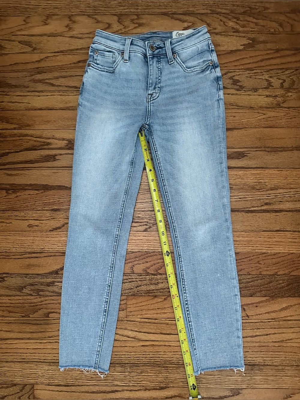 Cosmic Blue Love (Pistola) Arielle Skinny Jean - Size 0P